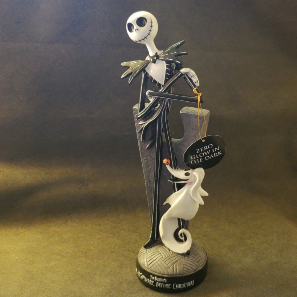 Nightmare Before Christmas Jack & Zero Figurine